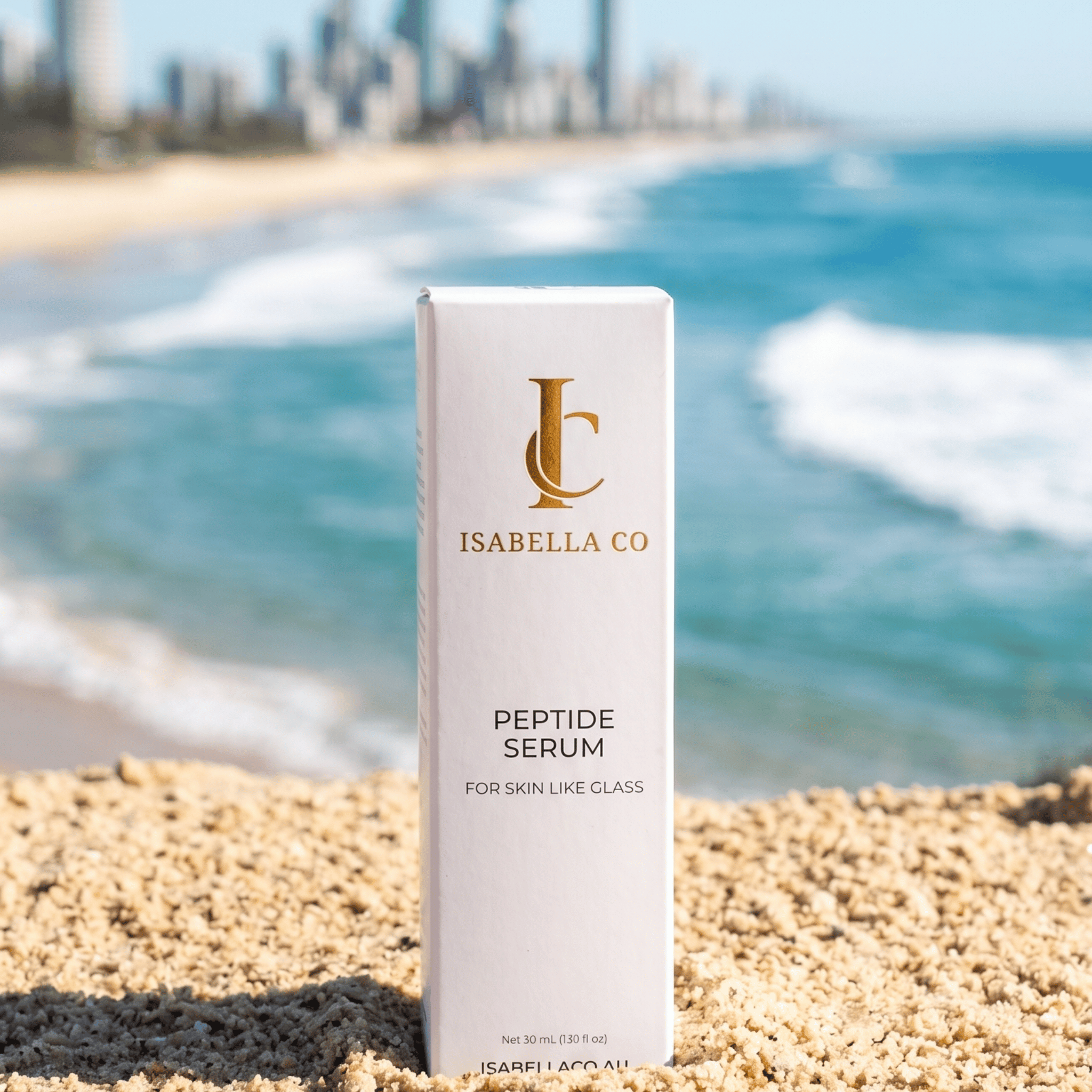 Isabella Co Peptide Serum at the ocean